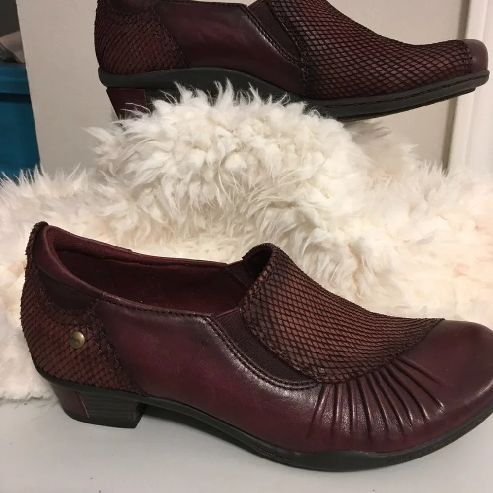Earth Dorado Prune Relief Pod Leather Shoes